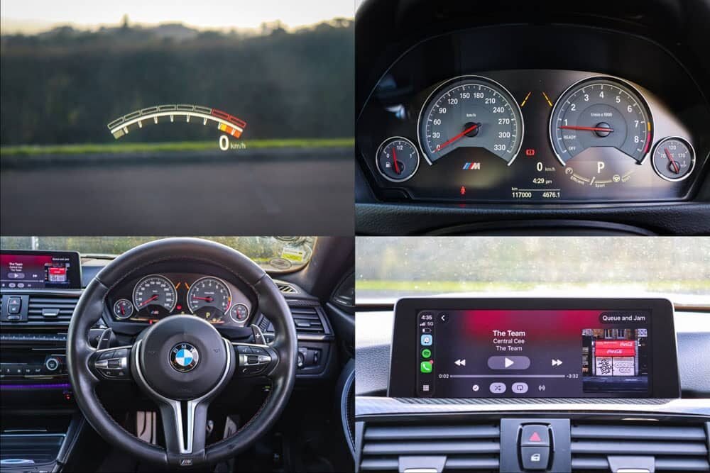 Alpine White BMW M4 used car Otago
