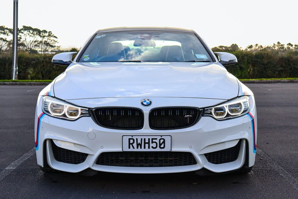 Alpine White BMW M4 dealer Dunedin